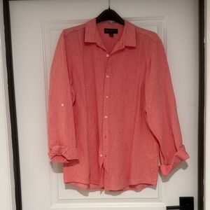 INC International Concepts Men's Pink Button-Down Shirt